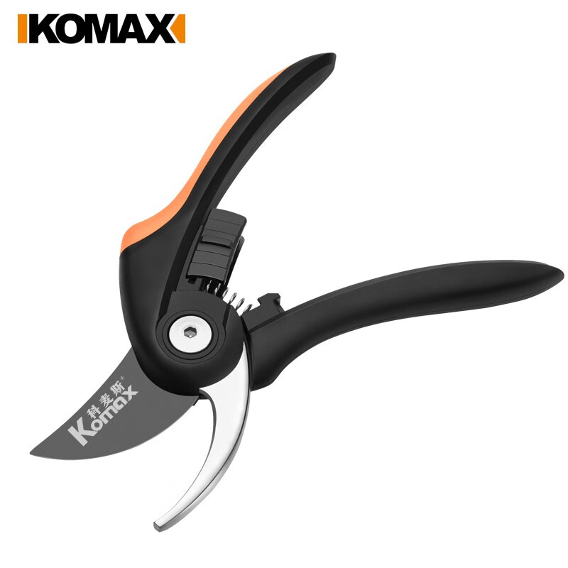Komax fruit tree pruning scissors, gardening pruning branches, garden labor-saving flower pruning scissors, household powerful shears, manual farm tools, 8-inch garden shears + additional products