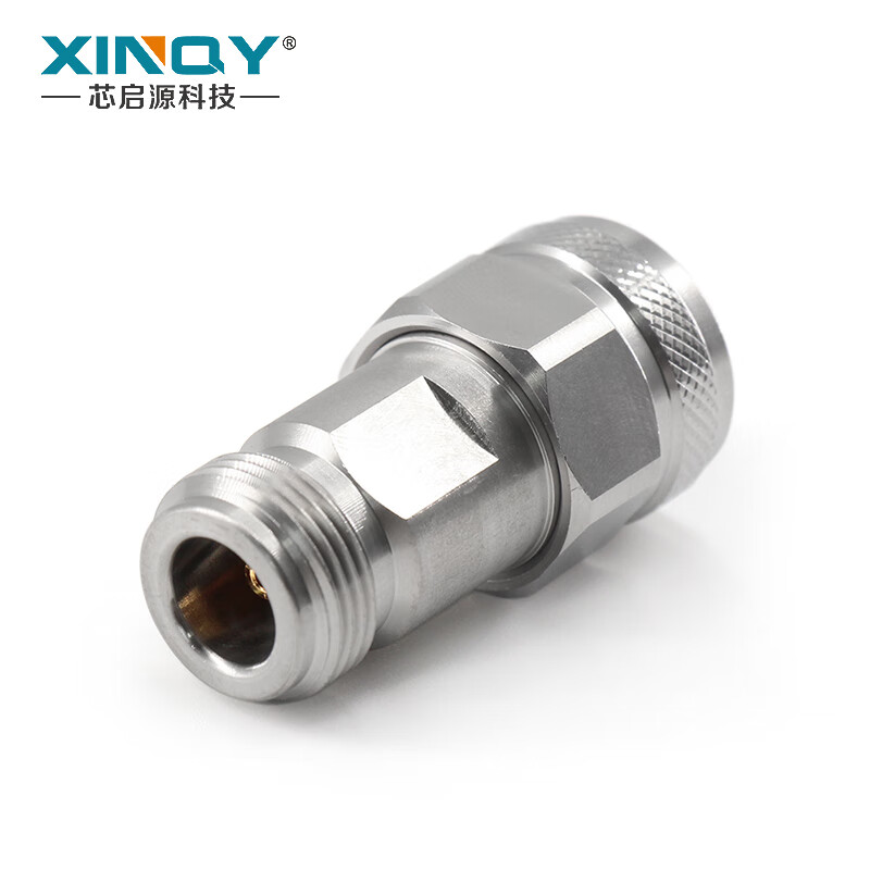 XINQY Xinqiyuan N to SMA RF adapter 18/40GHz high frequency 3.5/2.92/2.4mm mutually rotating coaxial connector N male-N female (18G)
