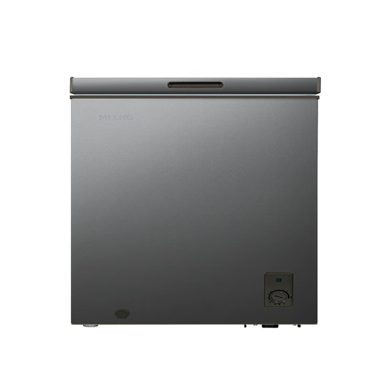 Meiling (MEILNG) freezer household small micro-frost freezer and deep-freeze dual-purpose commercial large-capacity frost-reducing horizontal small freezer refrigerator micro-frost starry sky gray single temperature 301 liters/full frozen or 1L