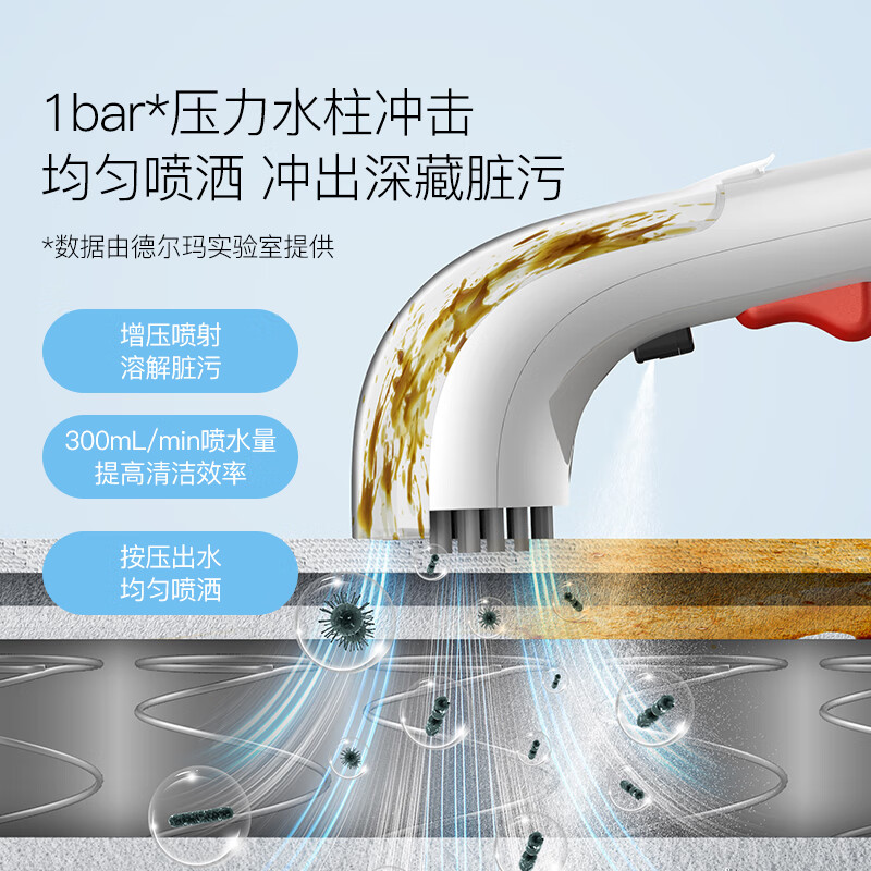 Delma spray brush and suction all-in-one stain removal and fabric cleaning machine BY100 specifications