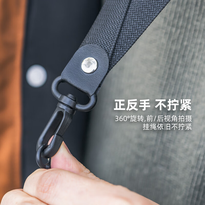 SUREWO body accessories are suitable for DJI DJI Action6/5Pro/4 storage bag 40 meters waterproof shell tempered film lens cover magnetic quick release adapter protection box accessories H10 lanyard
