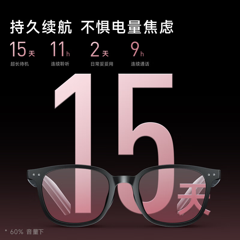SUPERHEXA AI audio smart glasses for your lover, real-time translation Bluetooth glasses, non-AR glasses, women's fashion blush model, goddess gift, technology New Year gift