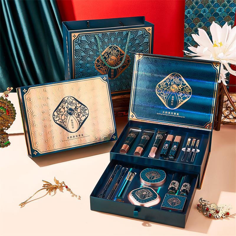 Baicuilai makeup set, birthday, Valentine's Day, New Year's gift for girls, friends and wife, complete set of practical lipstick and cosmetics