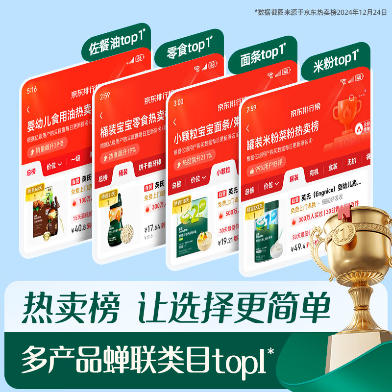 Ying's infant and toddler instant porridge cereal beef flavor 218g nutritious ready-to-eat infant porridge baby food supplement porridge 10 months +