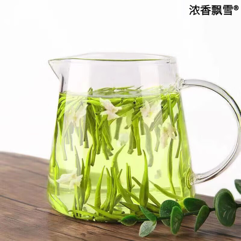 Strong Fragrance Piaoxue 2025 New Tea Special Jasmine Tea Snow Bamboo Piaoxue Sichuan Mengding Mountain Single Bud Piaoxue Bitan Level Can 7A Silver Needle Piaoxue 250g