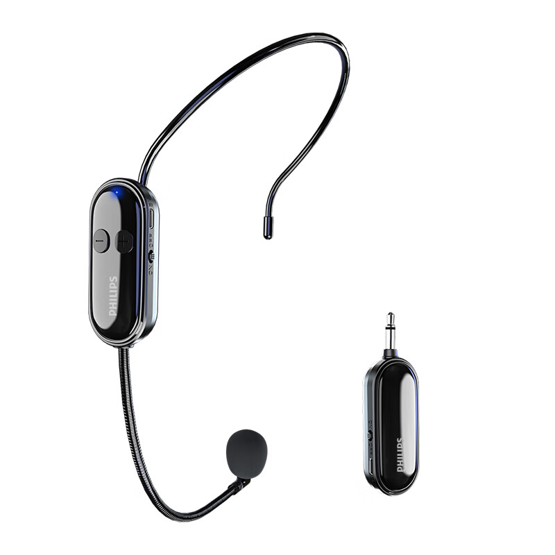 Philips (PHILIPS) SBM129 Little Bee Wireless UHF Headset Microphone Teacher Teaching Tour Guide Shopping Guide Conference Walk-in Performance Street Stall Selling Headset