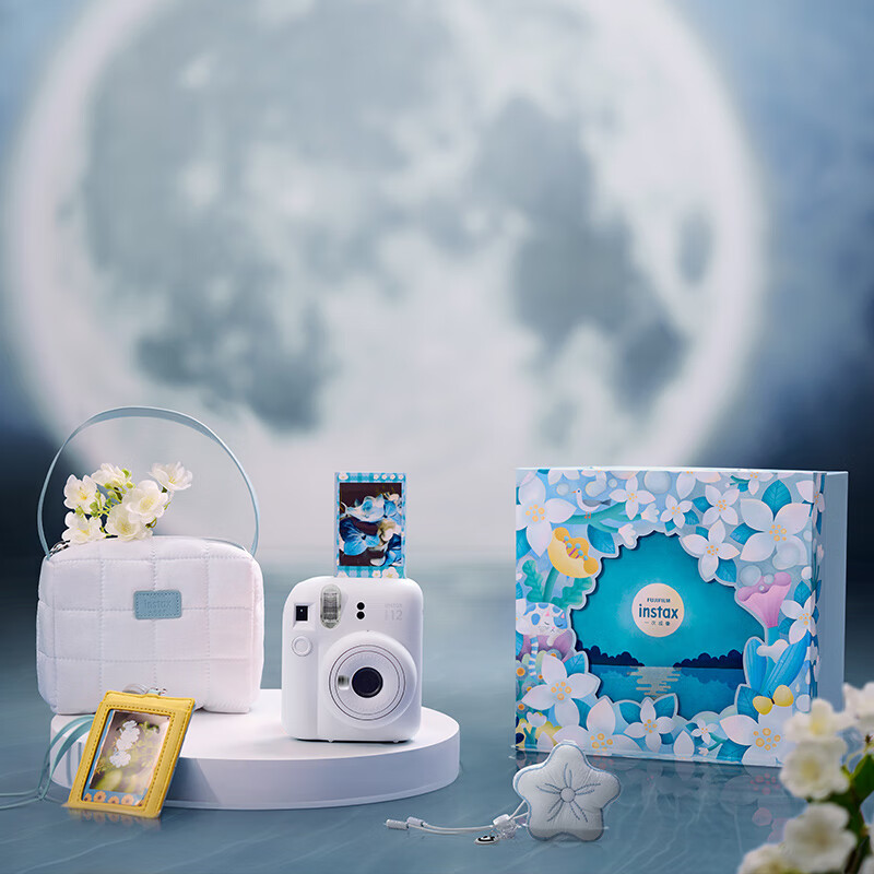INSTAX Fuji instax instant camera mini12 exquisite gift box moonlight jasmine containing 10 pieces of fafa lace photo paper