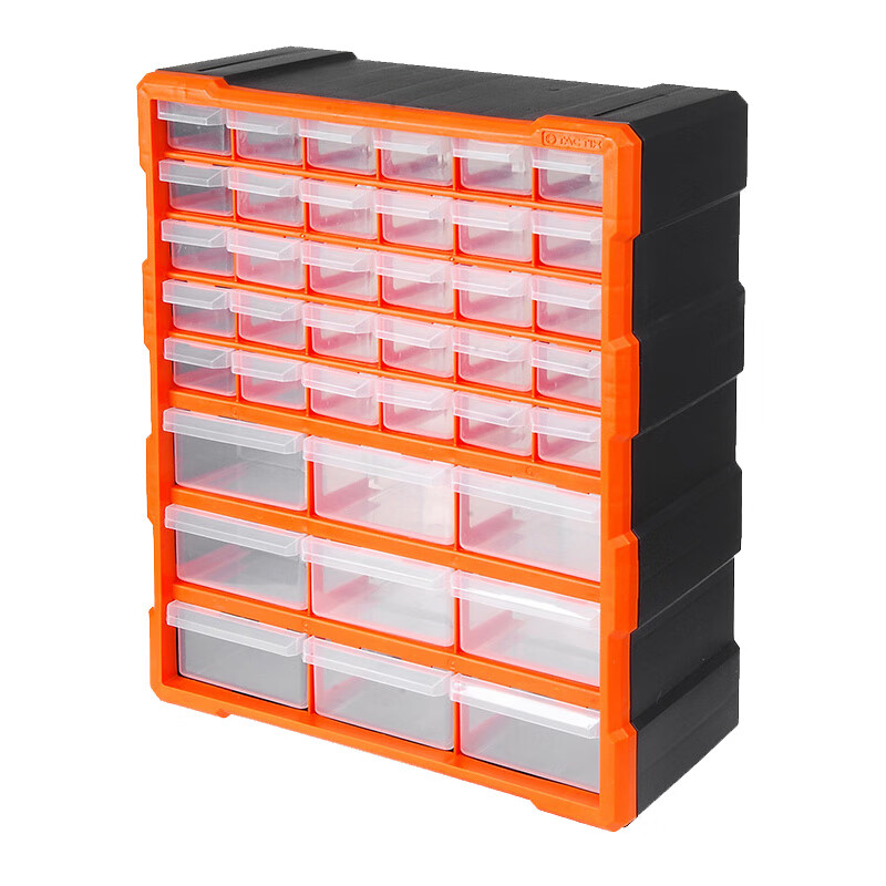 Tactix storage box parts compartment Lego tool screw accessories cabinet plastic box drawer type 39 compartments for home use 320636
