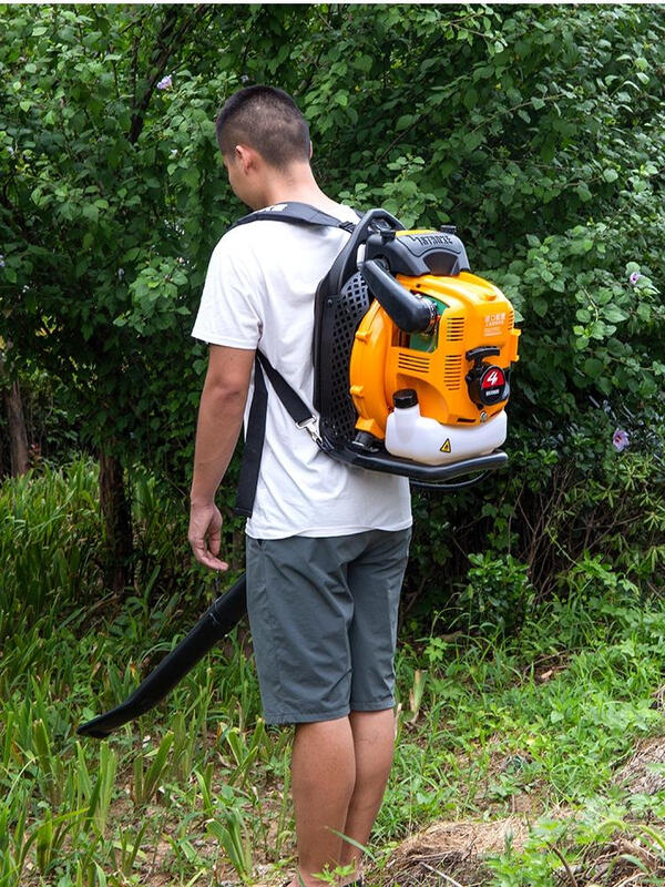 Technology Backpack snow blower for greenhouse, high-power wind fire extinguisher, engineering road management fan, gasoline, four-stroke roof with 80% greater wind power - 11 horsepower