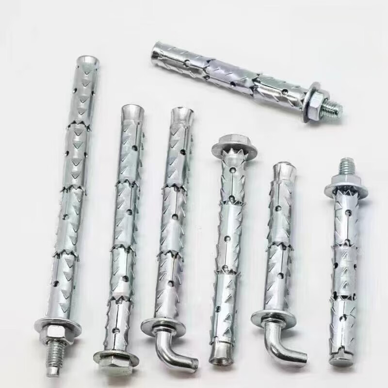 Lilang Shunfeng Piercing Expansion Screw Hollow Brick Foam Brick Lightweight Brick Special Expansion Bolt Fish Scale Explosion External Expansion 12*100 (40 per box)