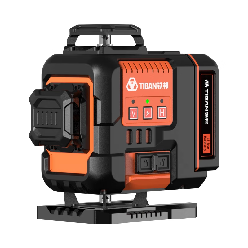 Tiebang 8799 laser 12-line level high-precision strong light thin line infrared wall-mounted floor leveler green light 12-line 60 milliwatts one-year replacement lifetime warranty