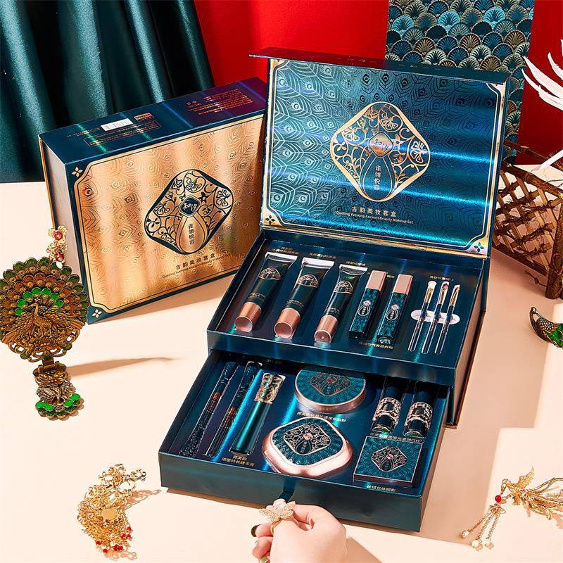 Baicuilai makeup set, birthday, Valentine's Day, New Year's gift for girls, friends and wife, complete set of practical lipstick and cosmetics