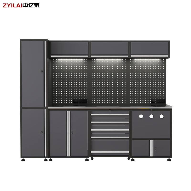 Kezitu Auto Repair Workstation Workshop Tool Table Heavy Tool Cabinet Maintenance Workbench Multifunctional Maintenance Tool Set Erlian Z03