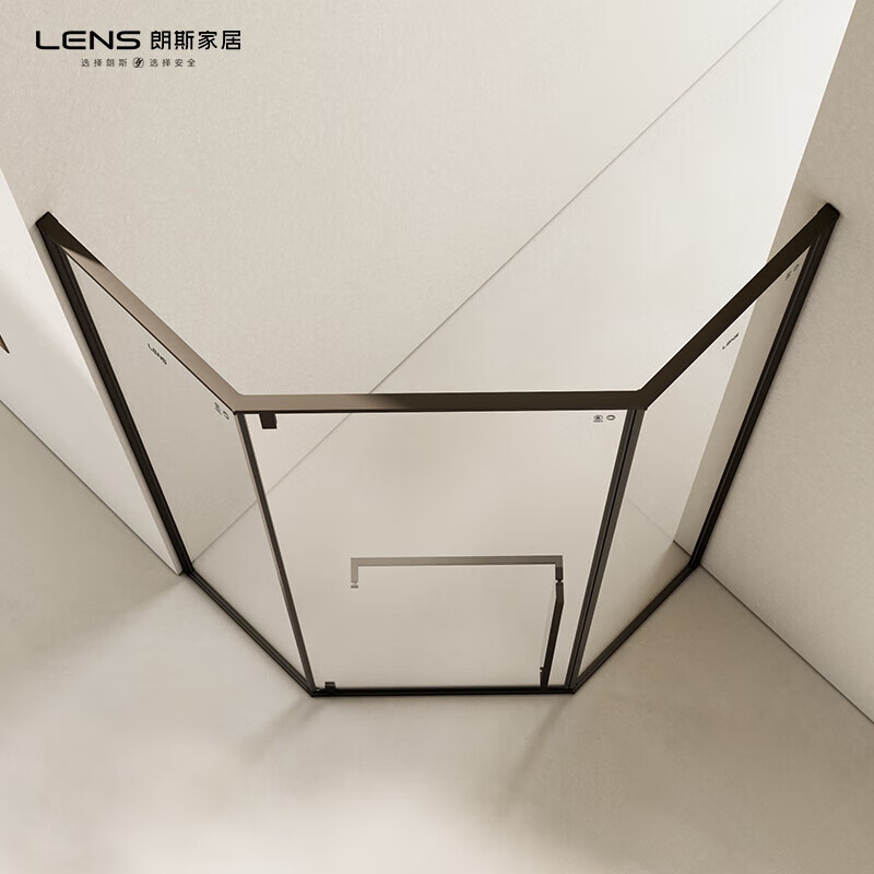 LENS channel exclusive VIP series diamond-shaped shower room bathroom dry and wet separation glass door Unit price per square meter 10mm tempered glass 1 square meter