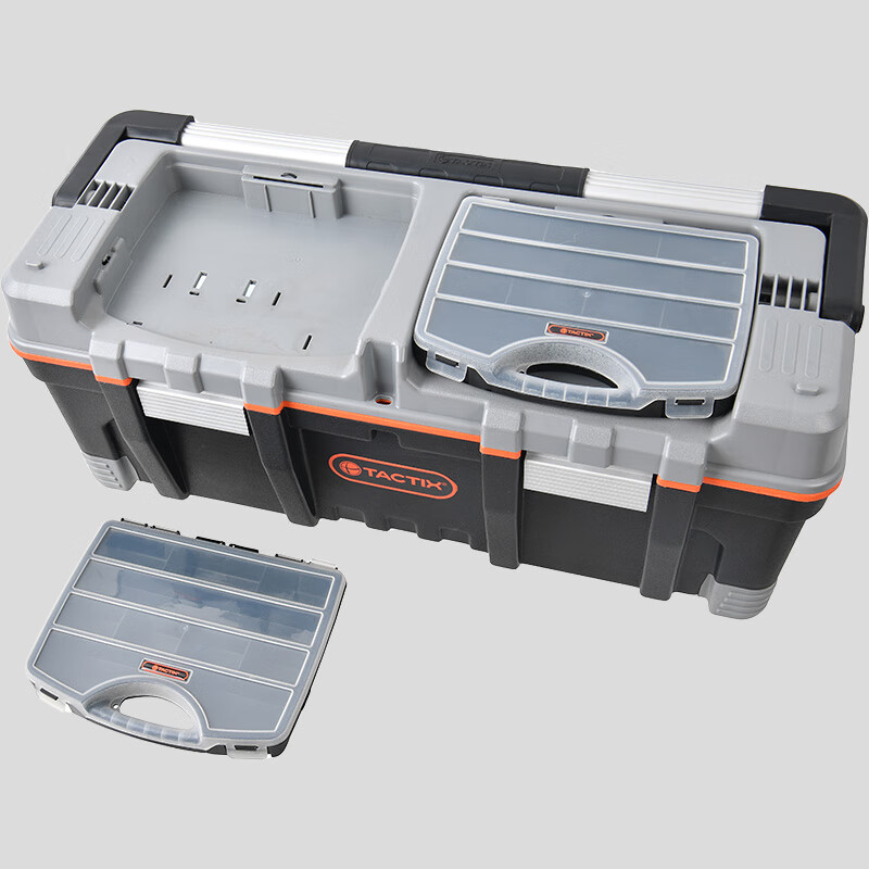 Tactix combined tool box 66cm (26in.) exported to Germany large car plastic parts box for home use 320312