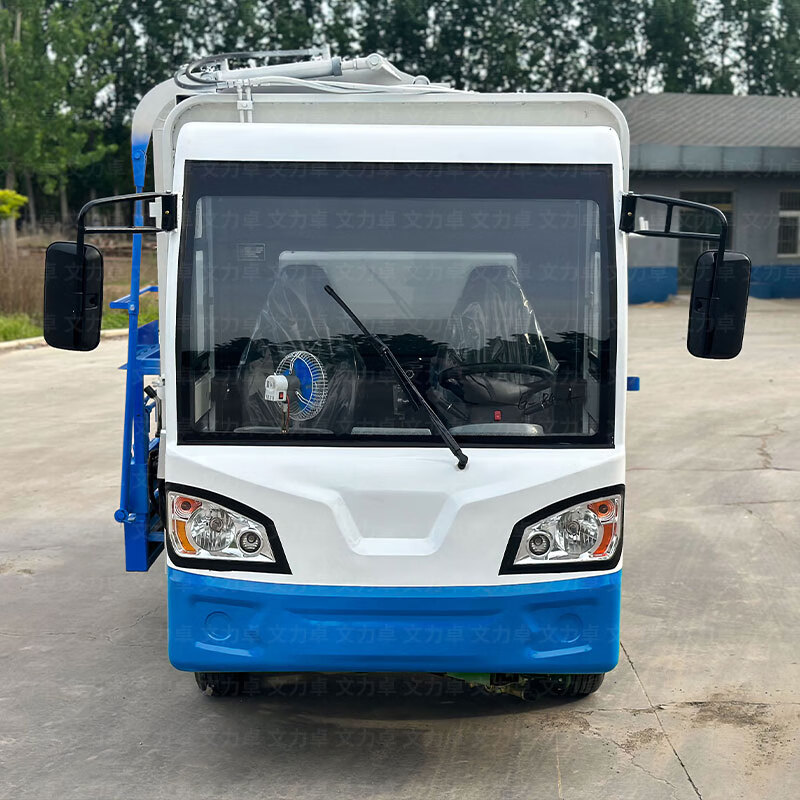 Wenlizhuo side-mounted bucket garbage truck domestic garbage removal truck self-loading and self-unloading new energy garbage transport truck municipal sanitation garbage transfer truck Wenlizhuo side-mounted garbage transfer truck
