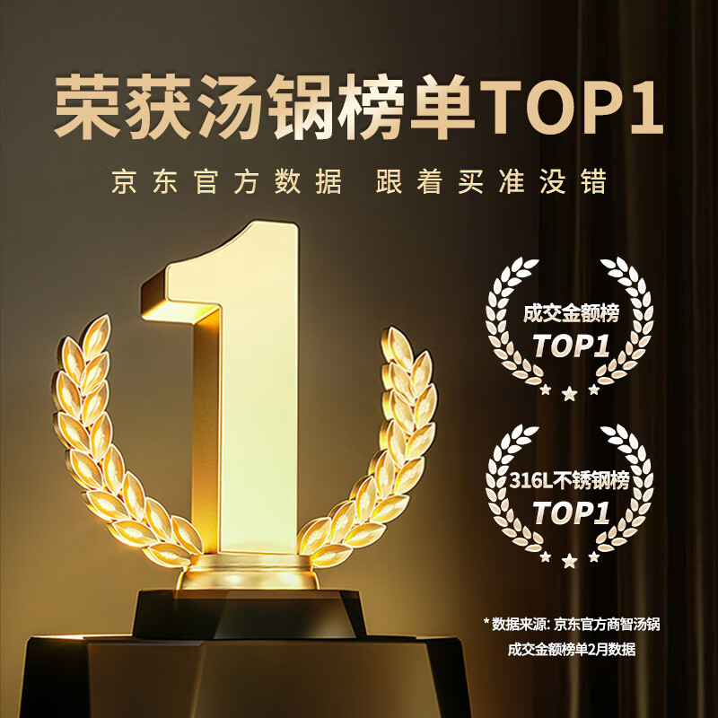 Bear 316L stainless steel soup pot + steamer stew pot steamer 24cm porridge pot gas stove universal CP-JG010-P03