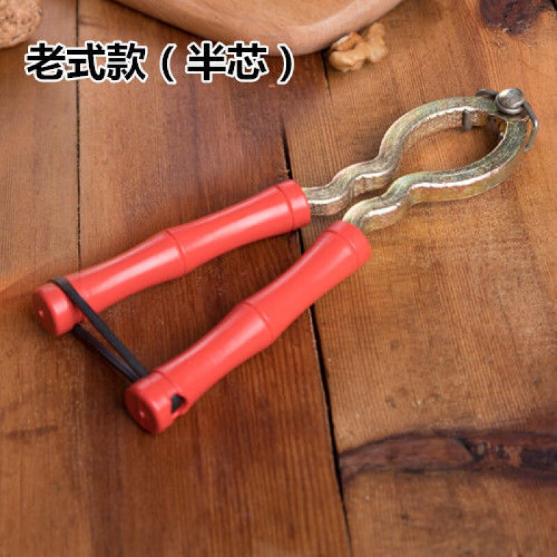 ZQ walnut clip walnut artifact household walnut pliers multi-functional walnut sheller thickened and labor-saving spring clip half core easy to deform