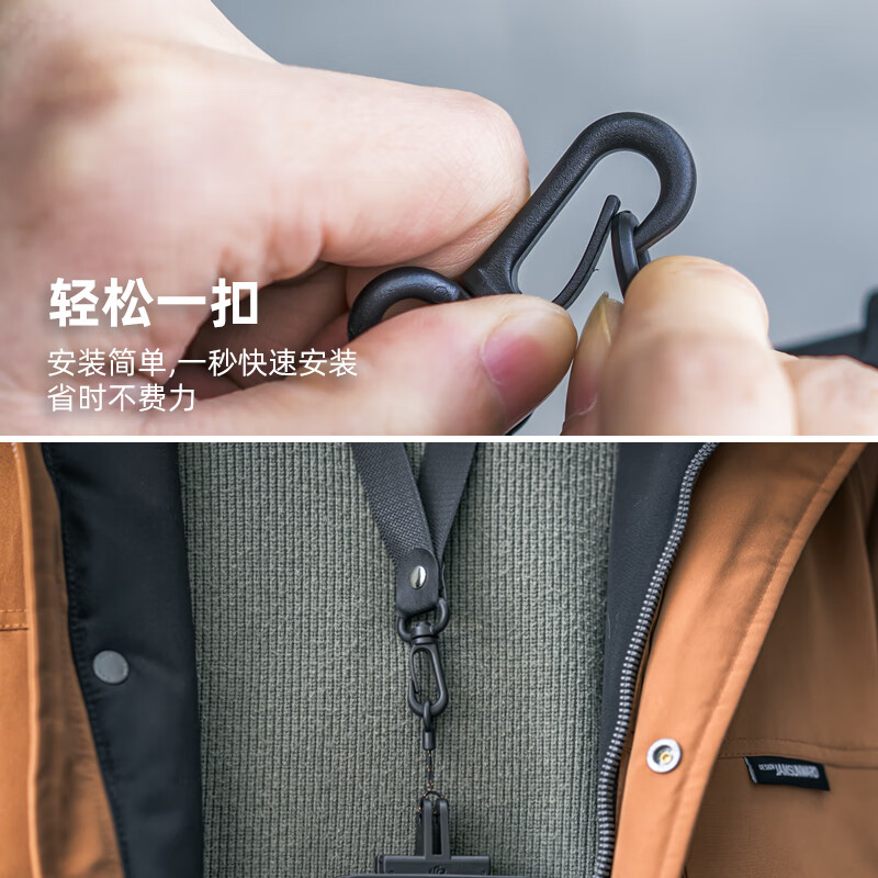 SUREWO body accessories are suitable for DJI DJI Action6/5Pro/4 storage bag 40 meters waterproof shell tempered film lens cover magnetic quick release adapter protection box accessories H10 lanyard