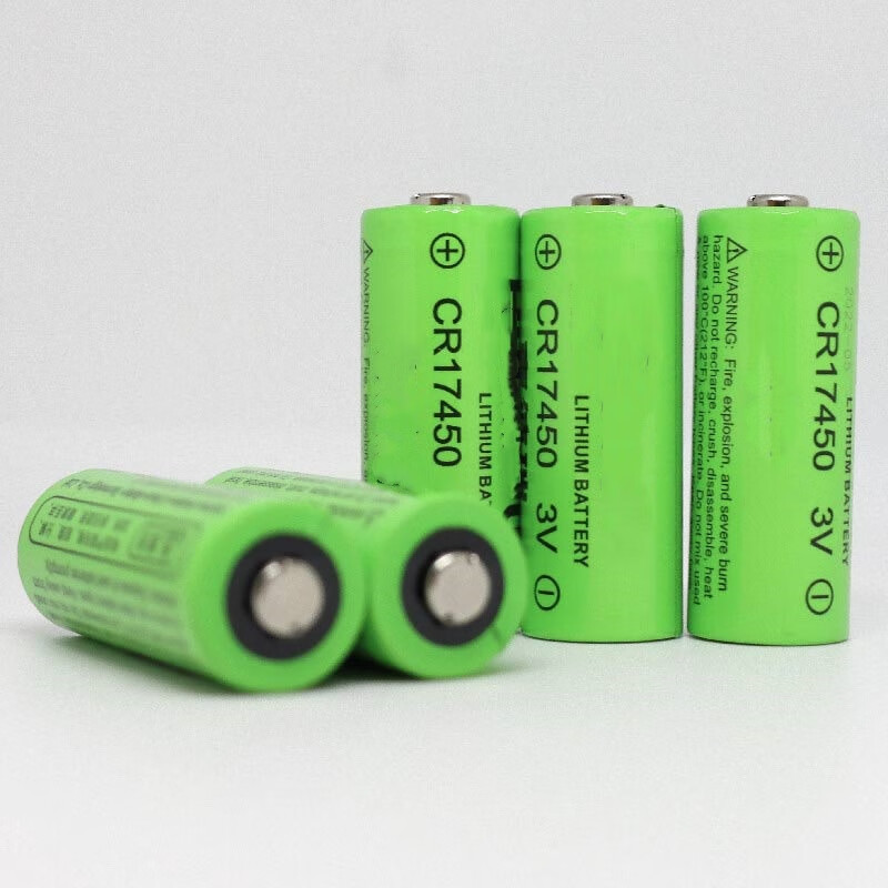 Ouhuayuan CR17450 smart instrument indicator light 3.0V compass direction instrument safety device smoke detector battery flat head