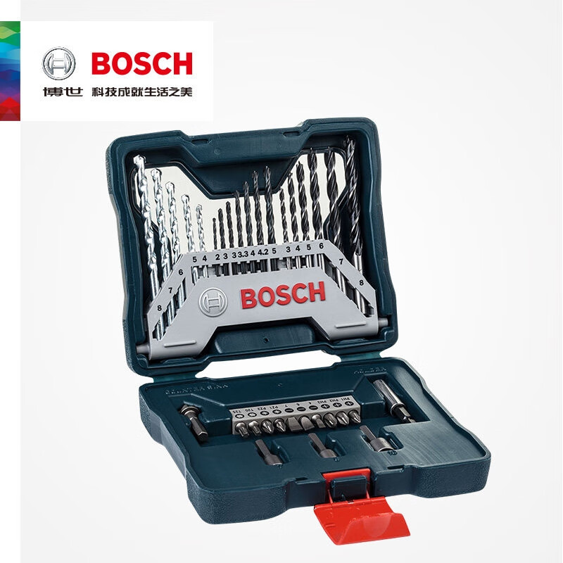 Bosch (BOSCH) Germany BOSCH Bosch 33-piece impact drill bit twist drill bit electric drill household set metal wood bit set Bosch 33-piece set