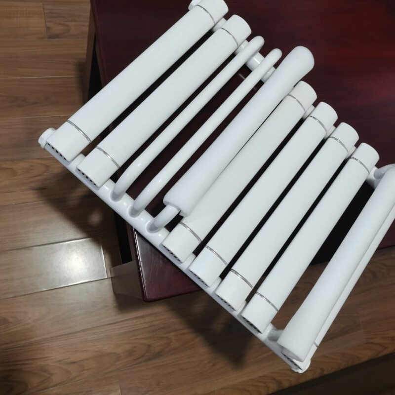 FANCYCHIC pure aluminum composite small basket bathroom radiator household water floor heating radiator wall-mounted bathroom 400 center distance 600 high 7+4