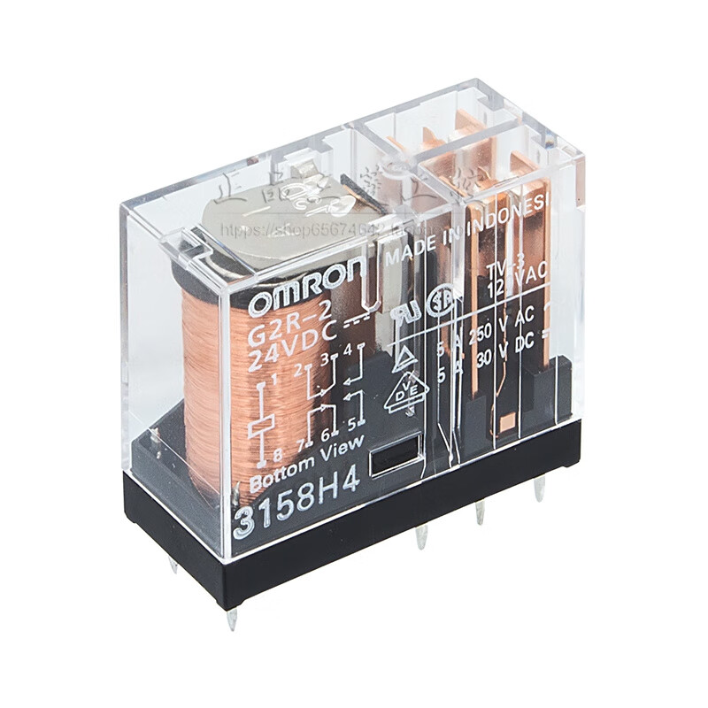 OMRON Omron intermediate relay G2R-2 G2R-1-E-1A-E 5V-12V-24V 220V G2R-1A-E AC220V 6 feet