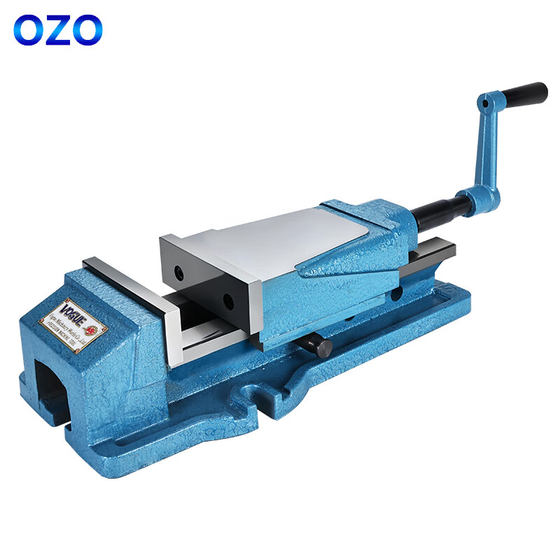 OZOozo built-in hydraulic vise double force supercharged CNC machining center precision hydraulic flat jaw vise milling and grinding machine heavy-duty precision 5-inch built-in hydraulic vise 240