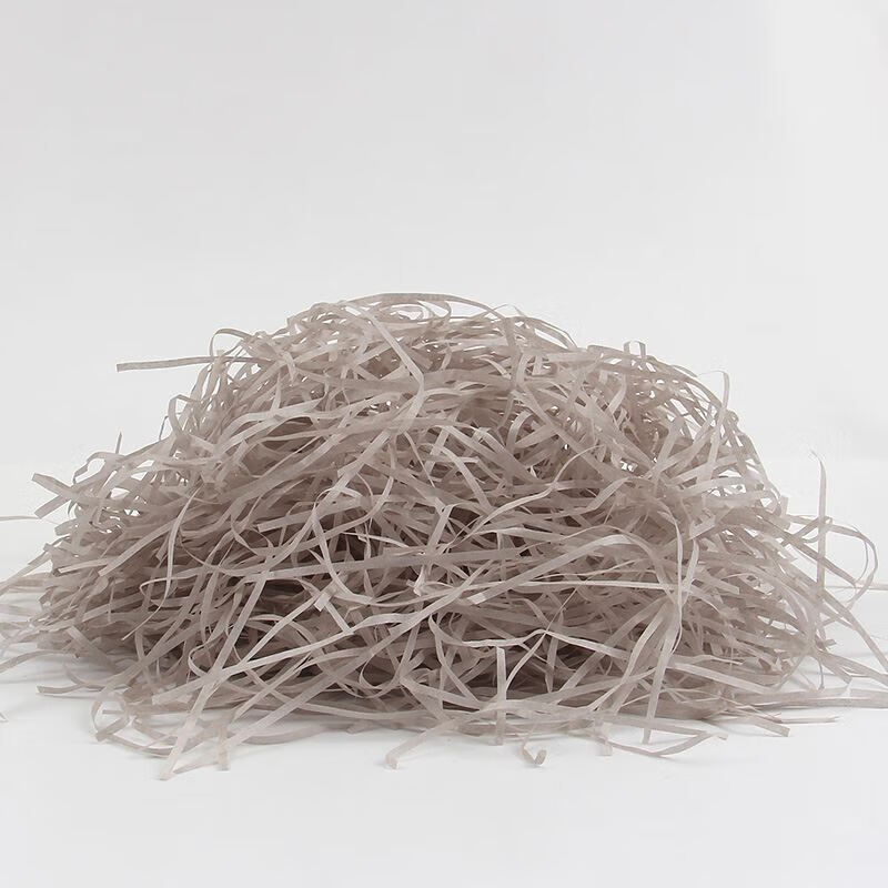 Raffia filling gift box paper batting raffia gift box shredded paper silk gift decoration gift box gift box packaging light gray