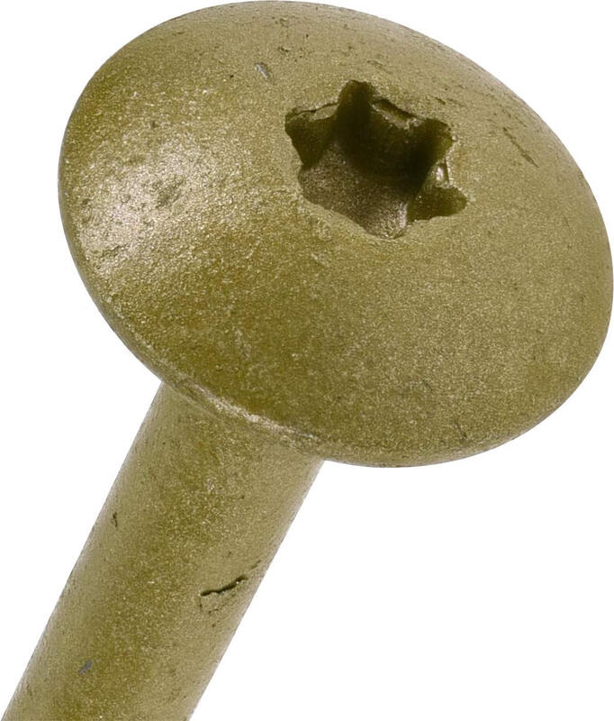 Power ProPro 5/16 x 31/2 Star Drive Construction Rust Resistant Ceramic Coated Bronze 5