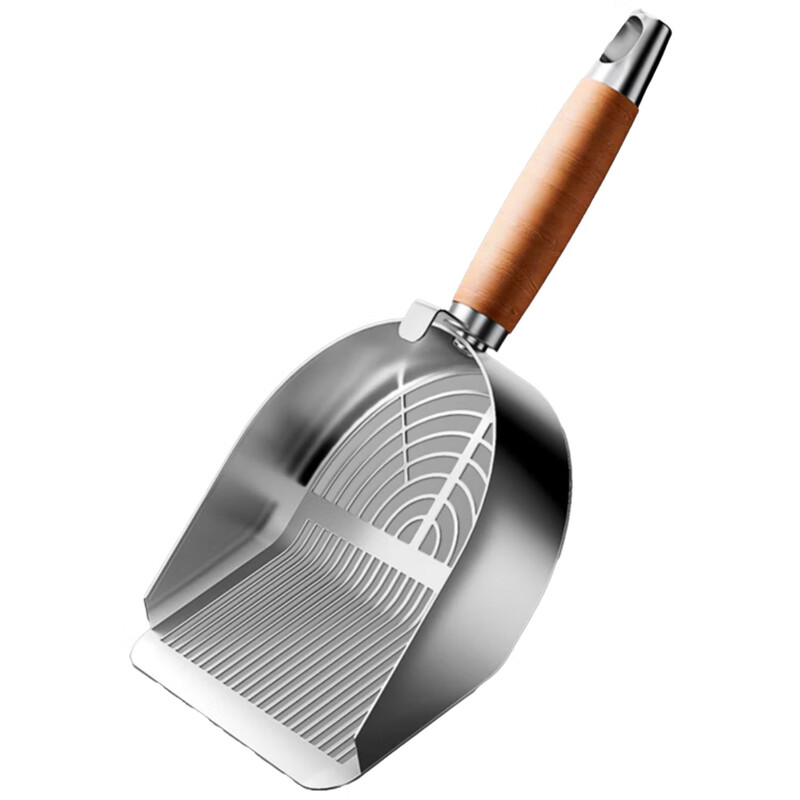 HELLOJOY stainless steel cat litter shovel cat poop shovel fine hole small hole poop shovel artifact tofu ore special screen shovel cat litter shovel