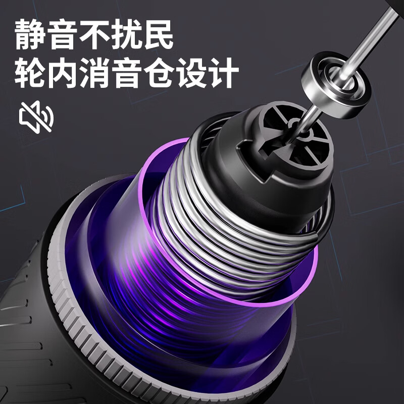 Miyi four-wheel abdominal fitness wheel automatically rebounds abdominal muscles to slim down the belly new men's fitness home abdominal training equipment K four-wheel abdominal fitness wheel-orange