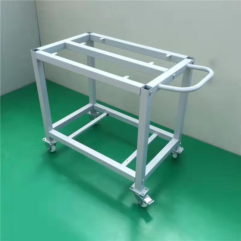 Bai Gang Double-layer anti-static workbench with wheels, assembly line, multi-layer mobile operating vehicle, experimental table, tool material packaging table, length 1800*width 800*height 750mm