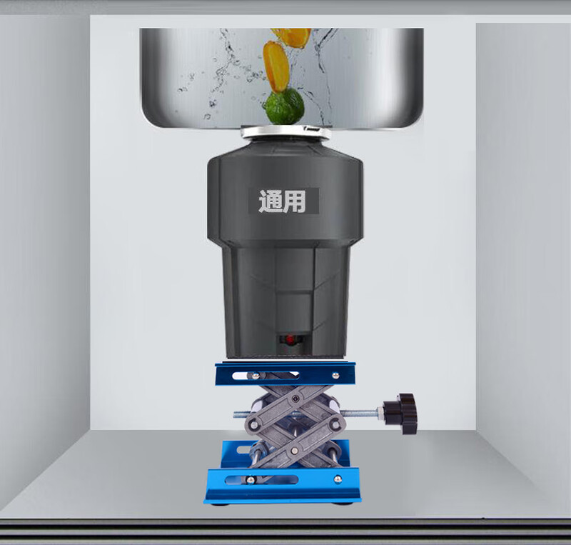 CLCEY kitchen garbage disposer shock-absorbing bracket support frame lifting table kitchen waste machine bracket load-bearing base stainless steel 10*10 5mm noise reduction pad