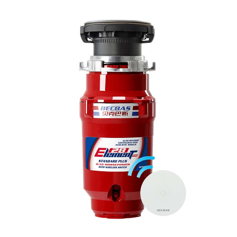 Becbas food waste disposer kitchen waste shredding wireless switch E28EVO E28EVO