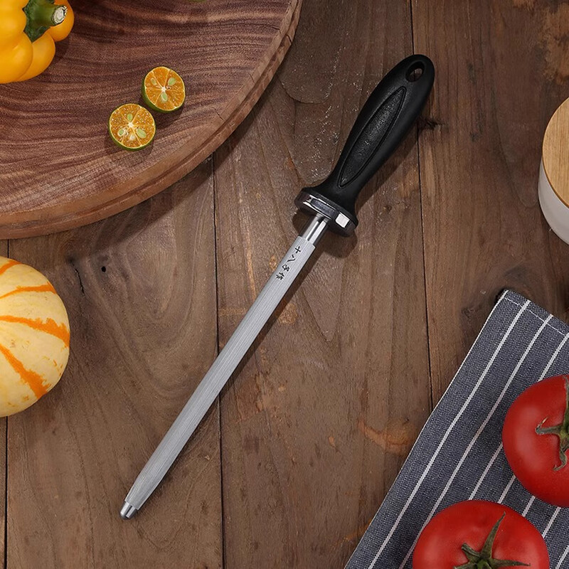 Shibazi sharpening tool for household butchers, professional and commercial high-grade steel rod sharpening tool, quick sharpening tool 12-inch sharpening stick #1