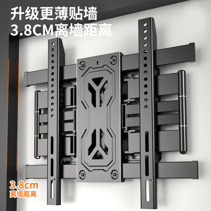 ProPre55-100-inch rotating telescopic TV bracket wall-mounted universal TV wall-mounted shelf thin built-in large load-bearing suitable for TCL Huawei Samsung Hisense Skyworth, etc.