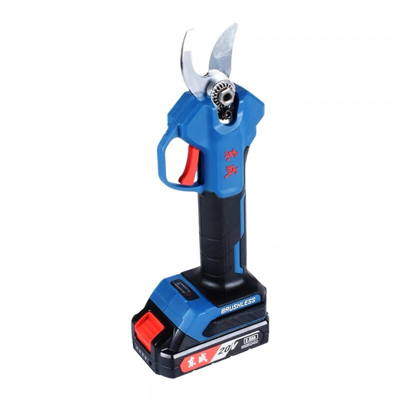 Dongcheng electric pruning shears rechargeable garden fruit tree pruners thick tree pruners branch lithium electric pruners Dongcheng scissors pruning machine DCY DCYD35B bare body no electricity no charge