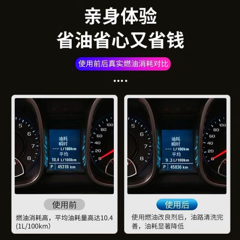 Refuel No. 1 Refuel No. 1 solid fuel improver environmentally friendly and energy-saving Refuel No. 1 highly concentrated carbon removal 60 tablets (recommended for 10W kilometers) diesel and automobile general