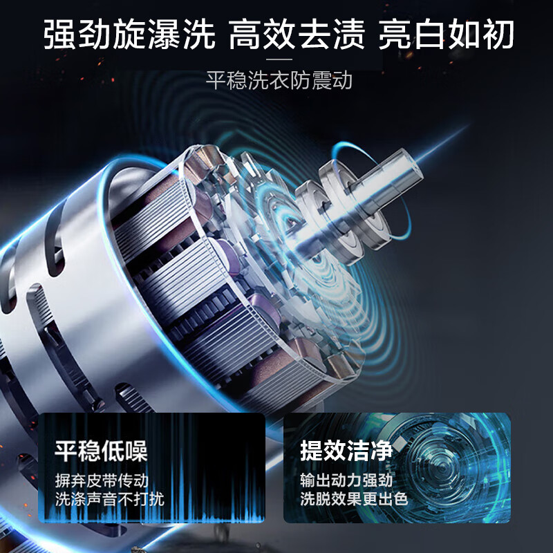 Haier fully automatic pulsator washing machine 12KG large capacity glass lid household appliances national subsidies trade-in JD.com self-operated XQB120-BZ20D1