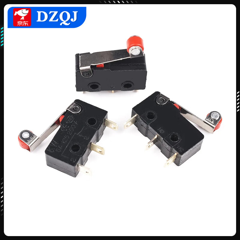 Micro switch KW11/12/8 travel limit switch button 3 feet KW12 long handle curved handle straight handle short handle pulley KW11 inner back pulley (5 pieces)