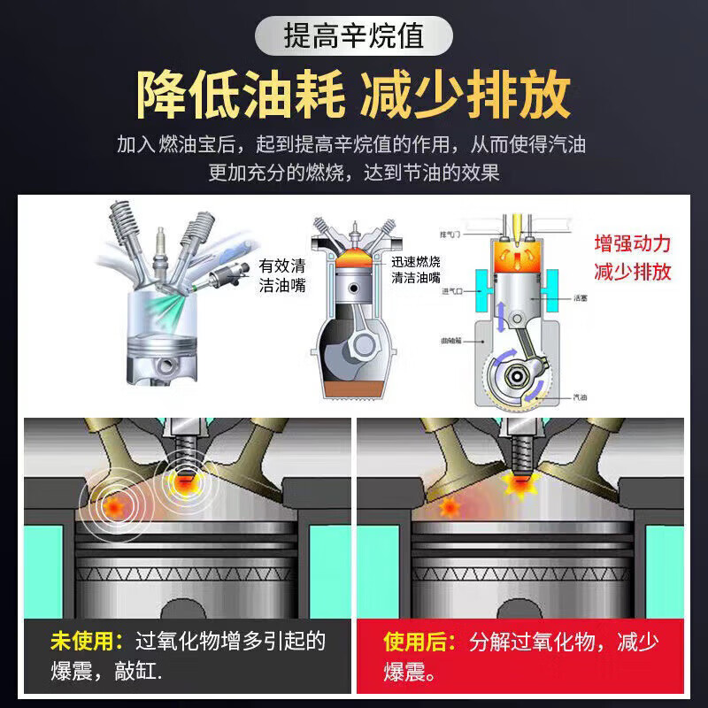Chepuwu Fuel Treasure removes carbon deposits, three-way catalytic converter 100,000 kilometers engine cleaning agent to deeply clean carbon deposits, buy five and get four free, 9 bottles will be shipped