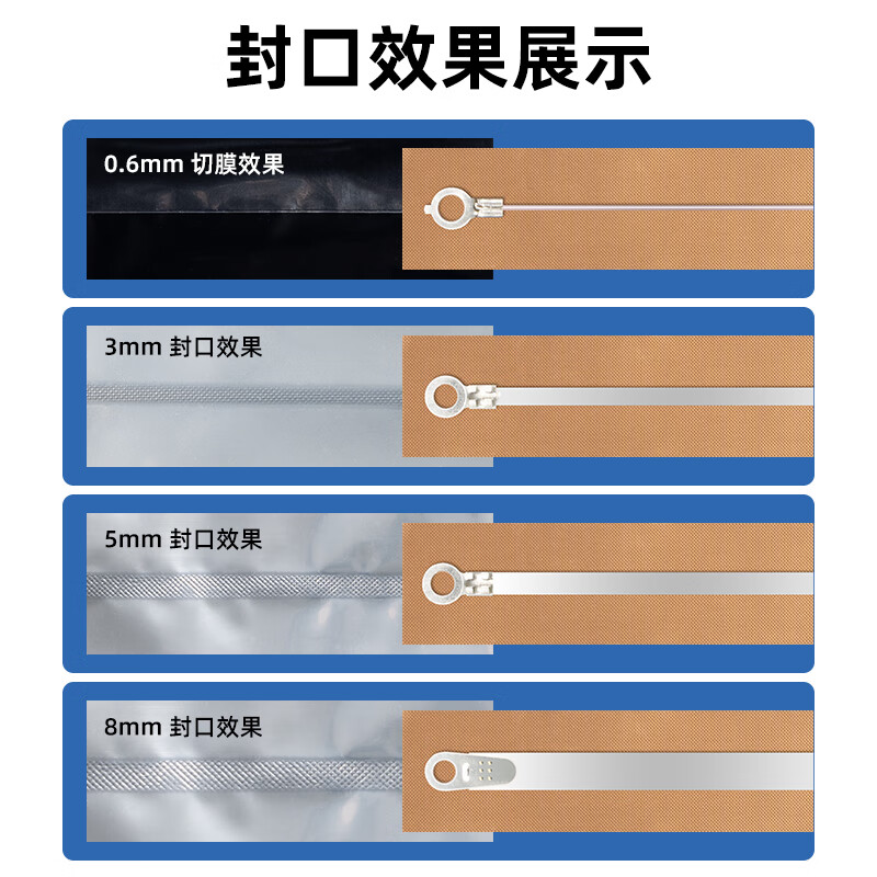 Elegant Lanpin plastic sealing machine hand pressure film cutting and sealing machine small household commercial heat shrink film heat shrink bag film mobile phone box book heat sealing film packaging machine metal body 40cm film cutting machine