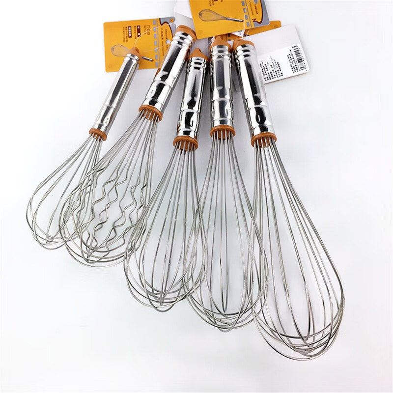 Stainless steel 8 10 inch manual egg beater mixer egg pumping egg cream whipping household baking tools Sanneng SN4884 9 inch