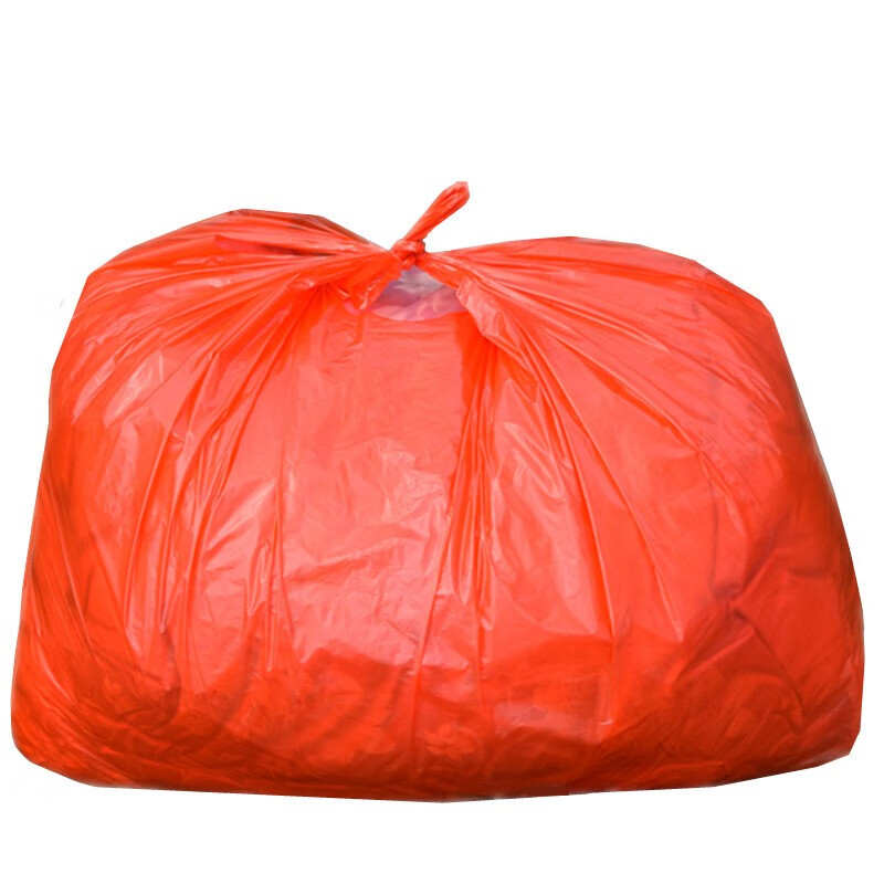 Extra large thickened vest bag red plastic bag clothing packing bag moving storage convenient bag portable plastic bag 5 trial packs 65*88 thick