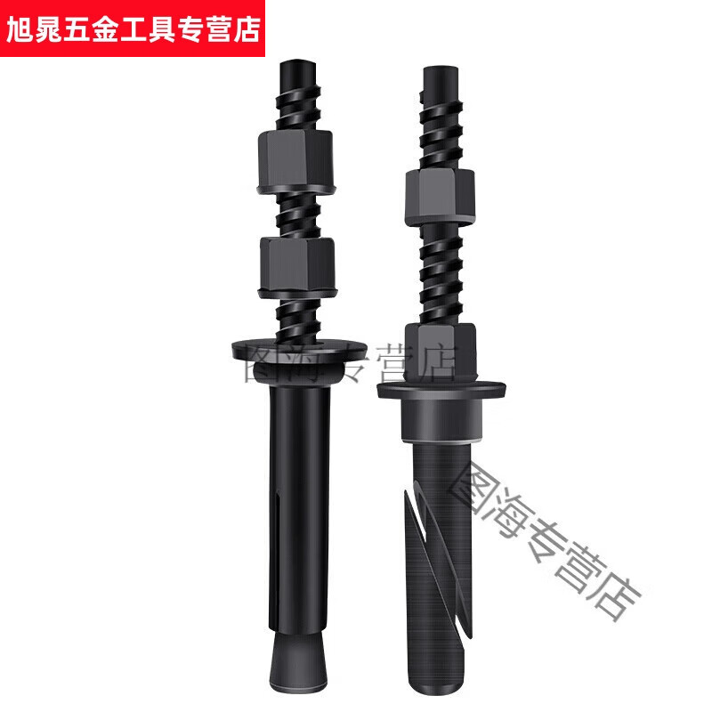 Shantou Lincun repeatedly uses water drill expansion screws. The water drill rig bracket is fixed with removable and reusable internal expansion screw bolts. 160MM flat mouth expansion screws.