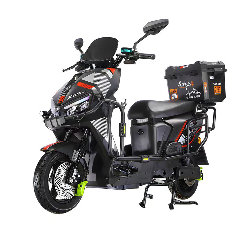 Blue Sky Mare Leopard Takeaway Electric Car Black Knight Electric Car 72 High Speed Battery Swap Long Distance Running King Pedal Battery Car Fishing Top Equipped with 72V30A Lithium Battery + Rechargeable 48