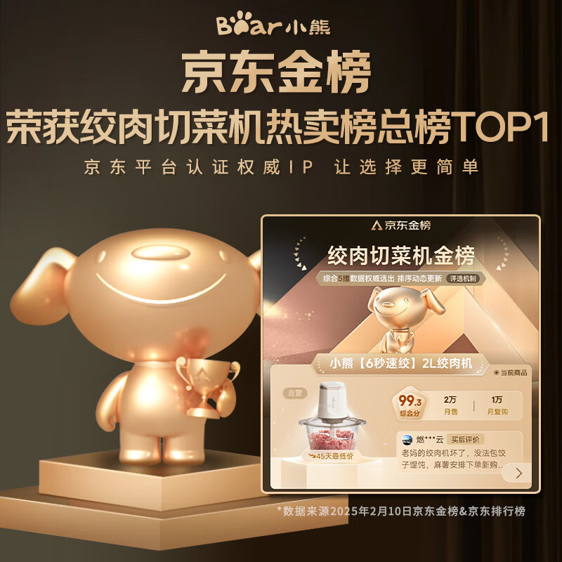 Bear Meat Grinder Household Stuffing Machine Meat Mincer Meat Grinder Multifunctional All-in-One Food Supplement Machine Blender Meat Mincer Garlic Machine Meat Grinder QSJ-E03C8