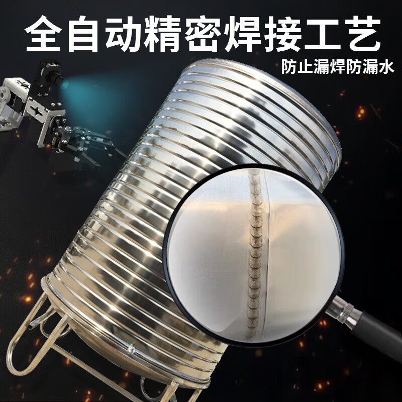 Short cloud 304 stainless steel water tank horizontal water storage tank water tower home flat thickened solar roof kitchen water storage bucket 0.75 ton extra thick vertical water tank with shelf