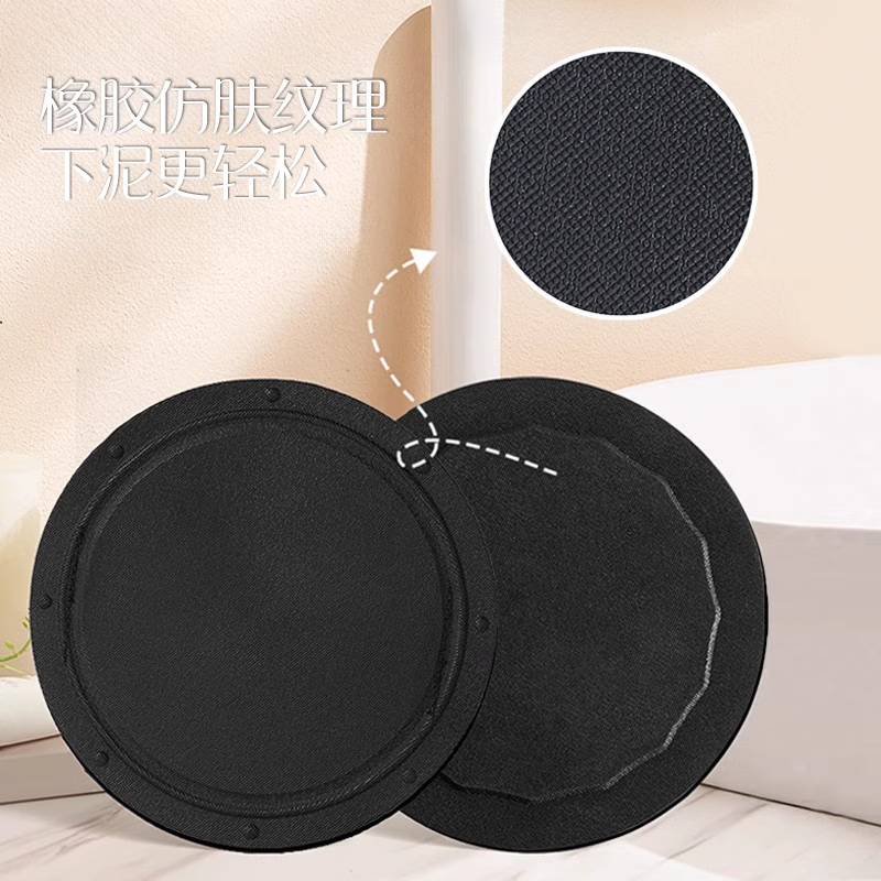 Finger type bath towel, powerfully remove mud round cake, finger type bath towel, mud rubbing leather, universal household use for men and women, 2 packs more cost-effective, finger type coarse sand + fine sand, rub mud to remove dust and remove dead skin